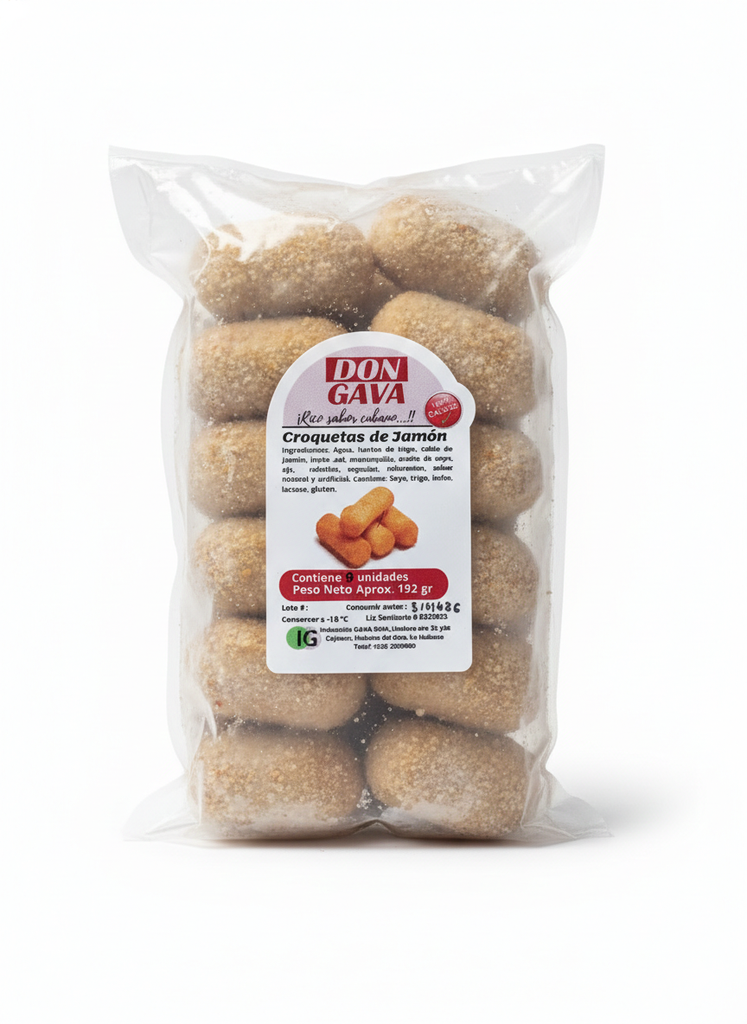 Croquetas Gava de Jamón (12u)