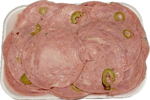 Jamón Embuchado Cocido con Aceitunas