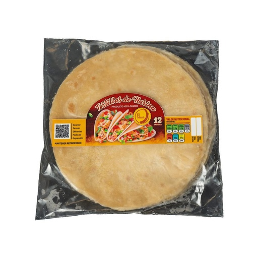 Tortillas para Tacos 12 U