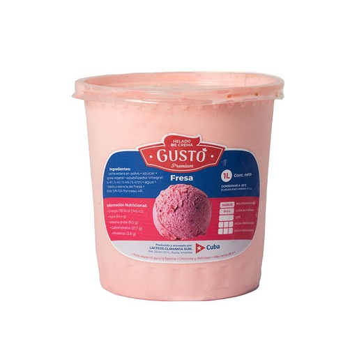 Helado 1L Fresa